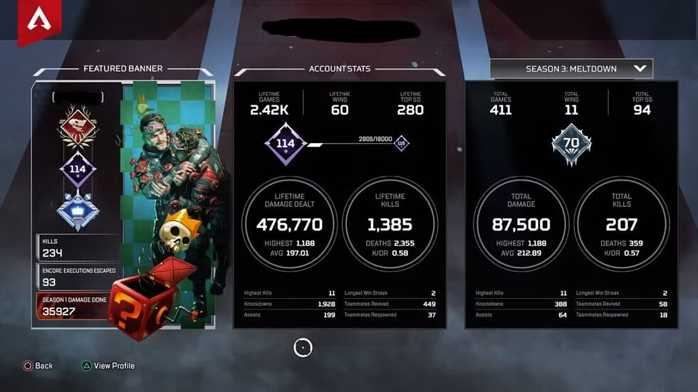 Apex Legends Match Predictions