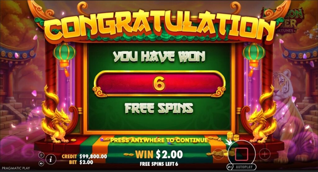 Dragon Tiger Fortunes Review